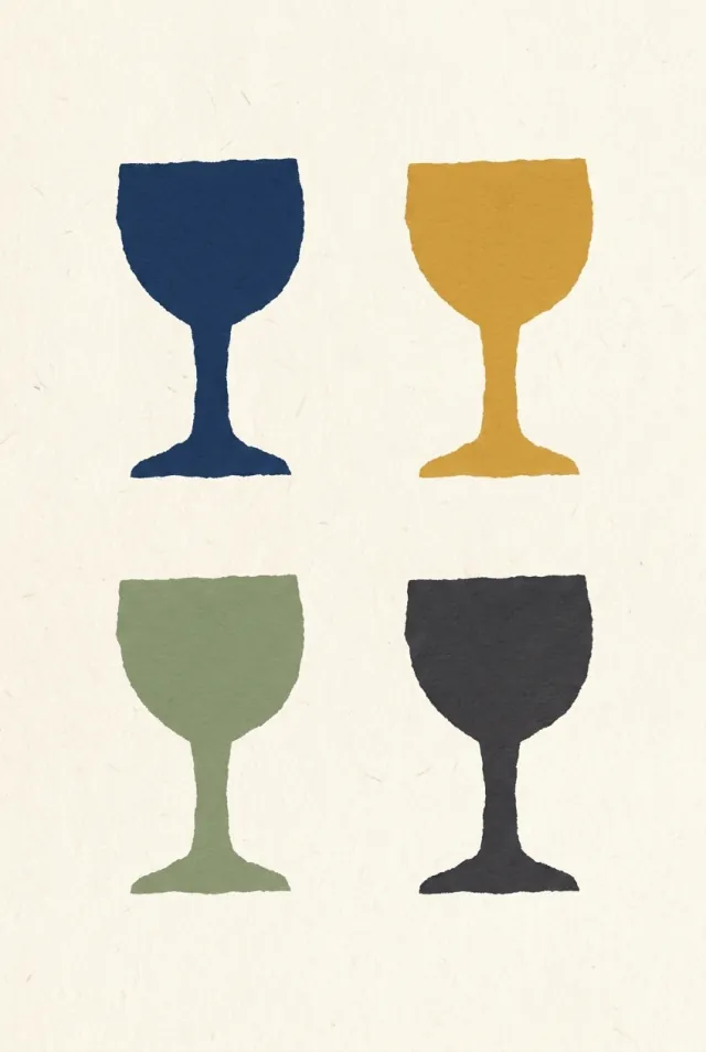 컵의 4 카드 그림