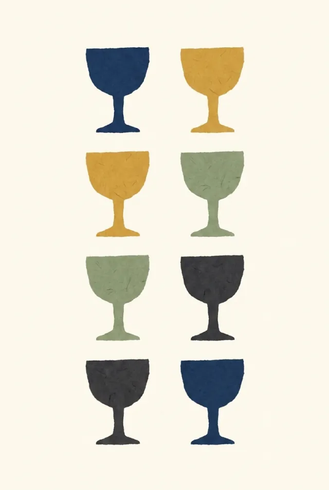 컵의 8 카드 그림