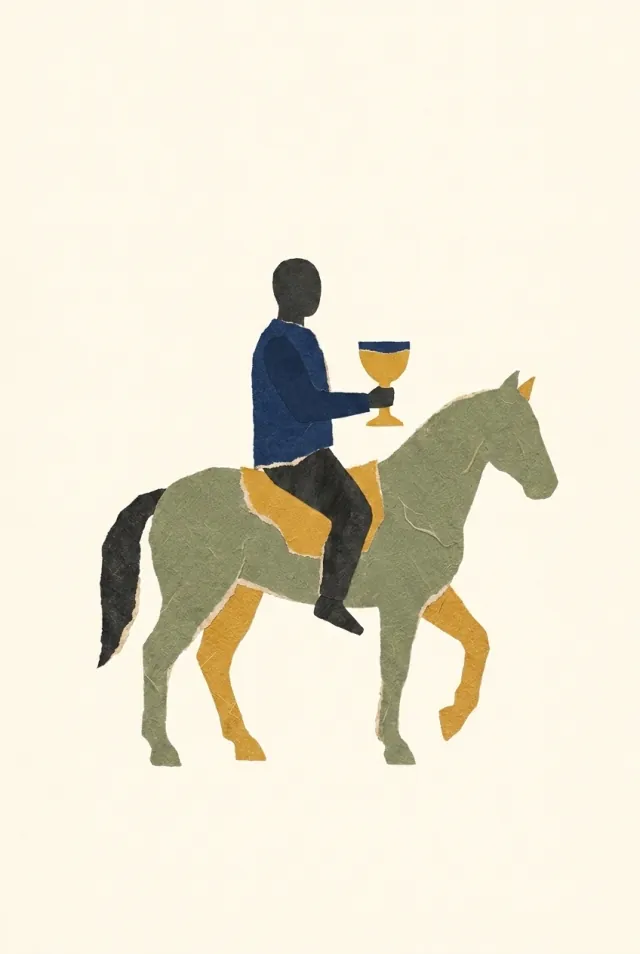 컵의 기사 카드 그림