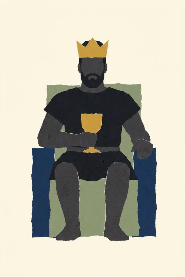 컵의 왕 카드 그림