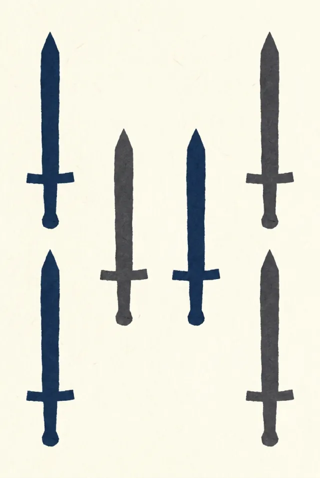 소드의 6 카드 그림